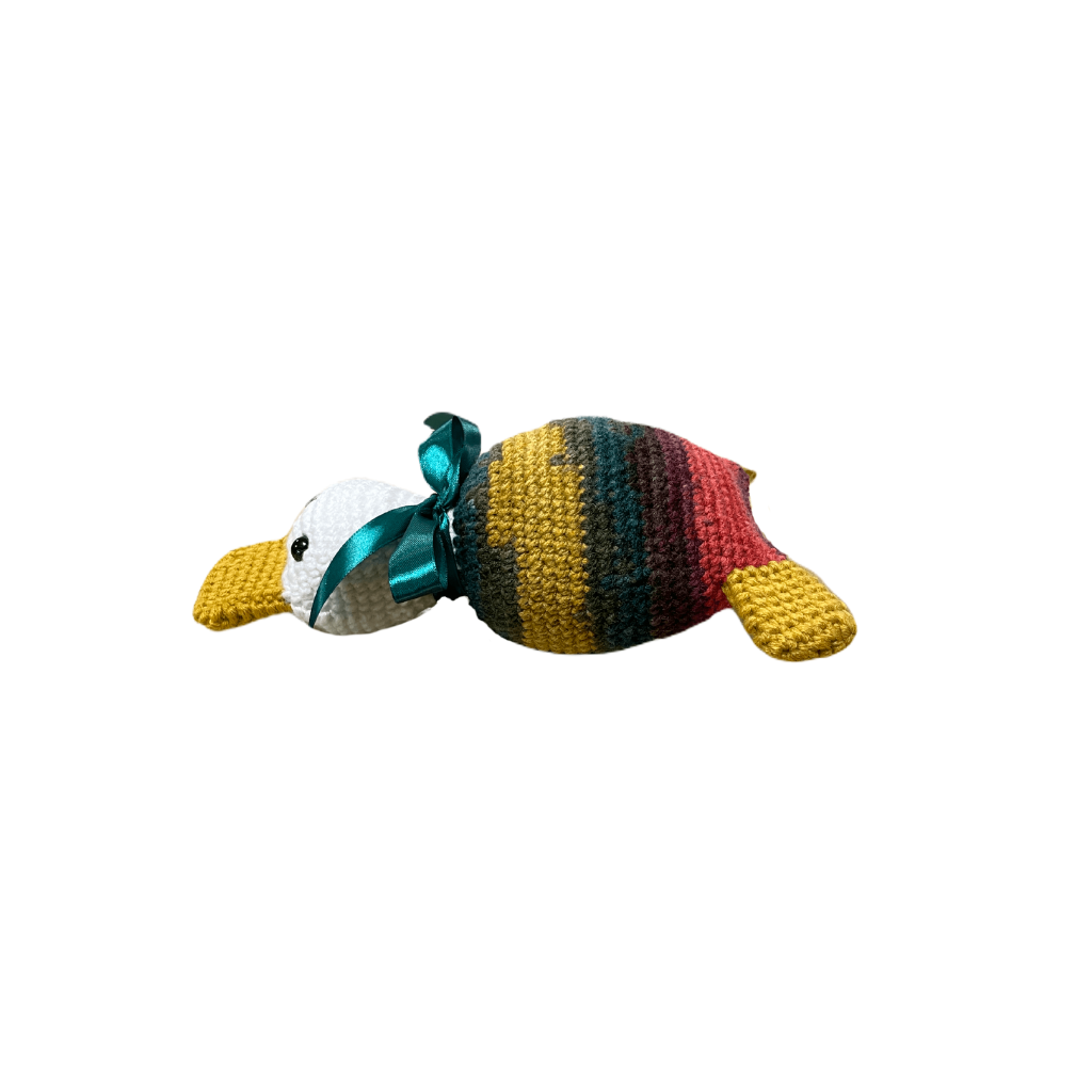 Handmade Crochet Duck - Unique Treasures