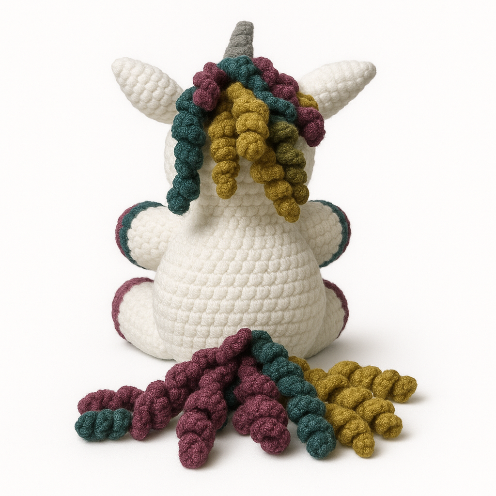 Handmade Crochet Unicorn Toy – Soft & Magical Friend - Unique