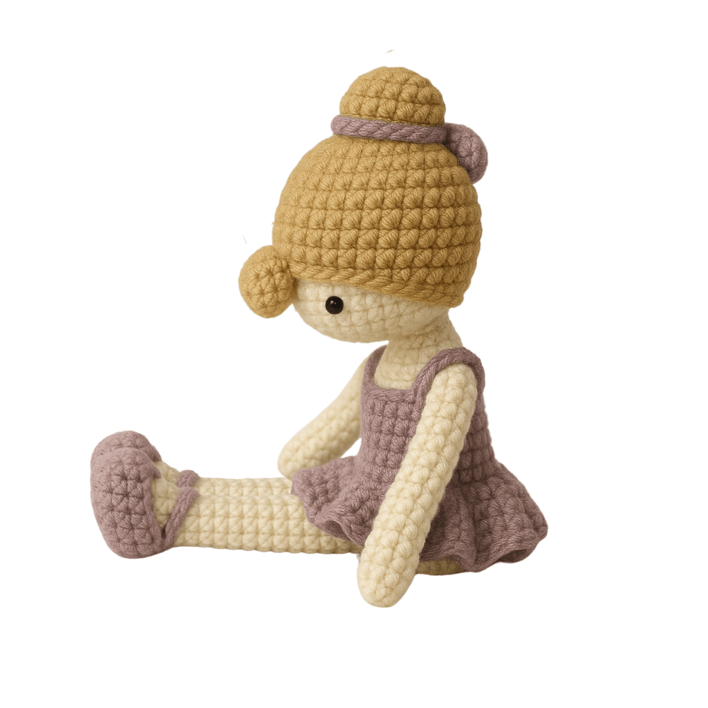 Handmade Crochet Ballerina Doll - Unique Treasures