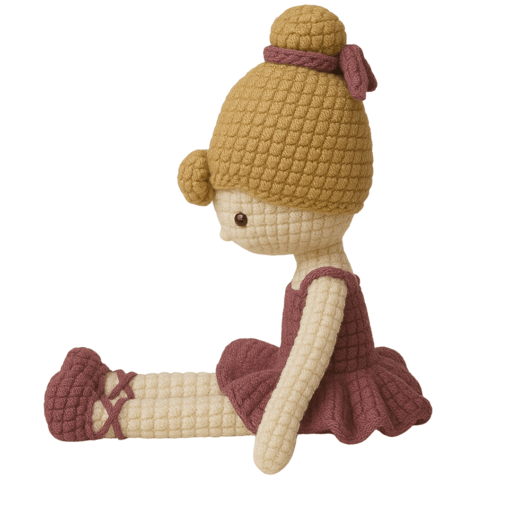 Handmade Crochet Ballerina Doll - Unique Treasures