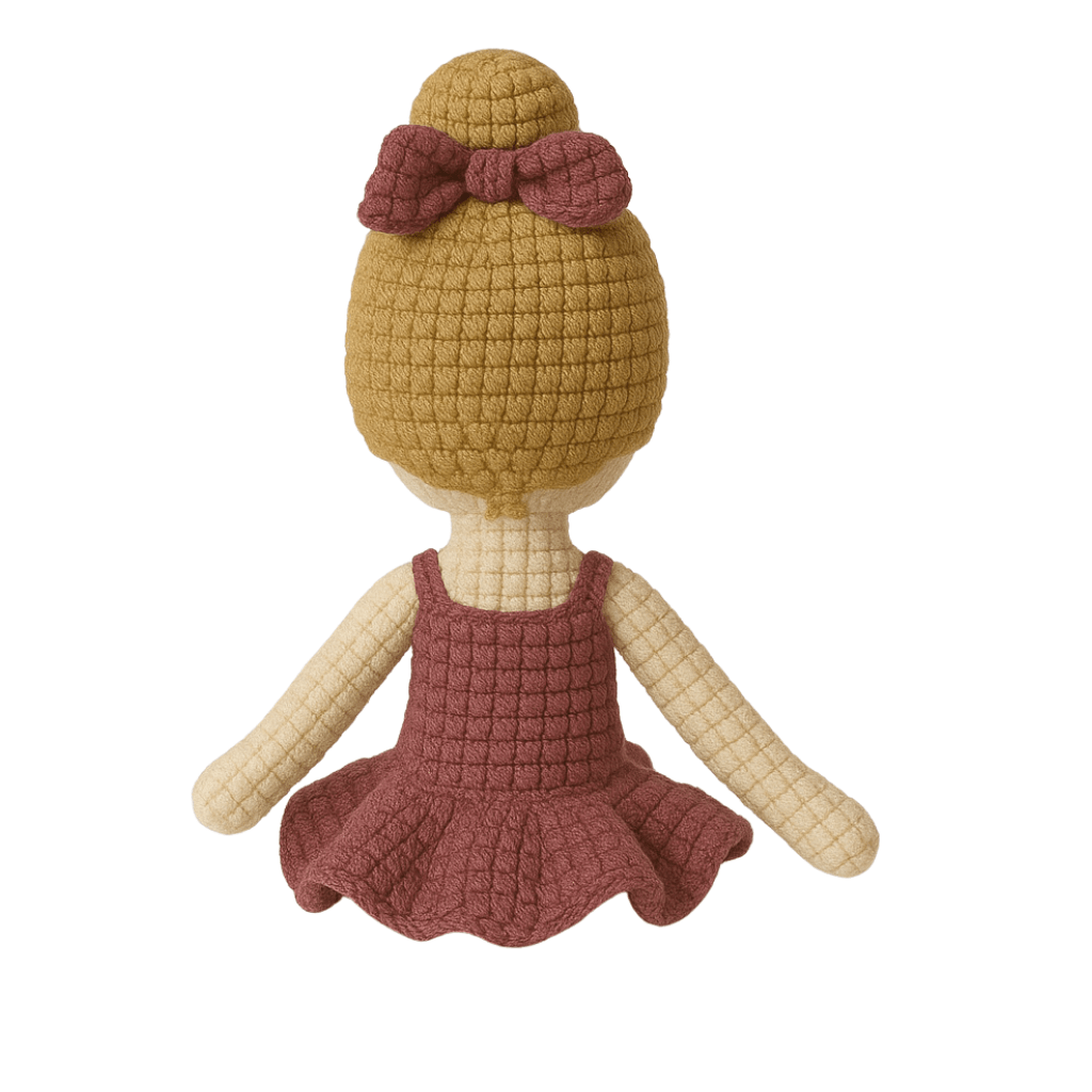 Handmade Crochet Ballerina Doll - Unique Treasures