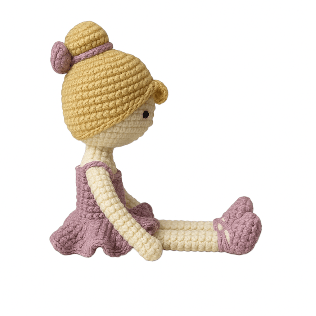 Handmade Crochet Ballerina Doll - Unique Treasures