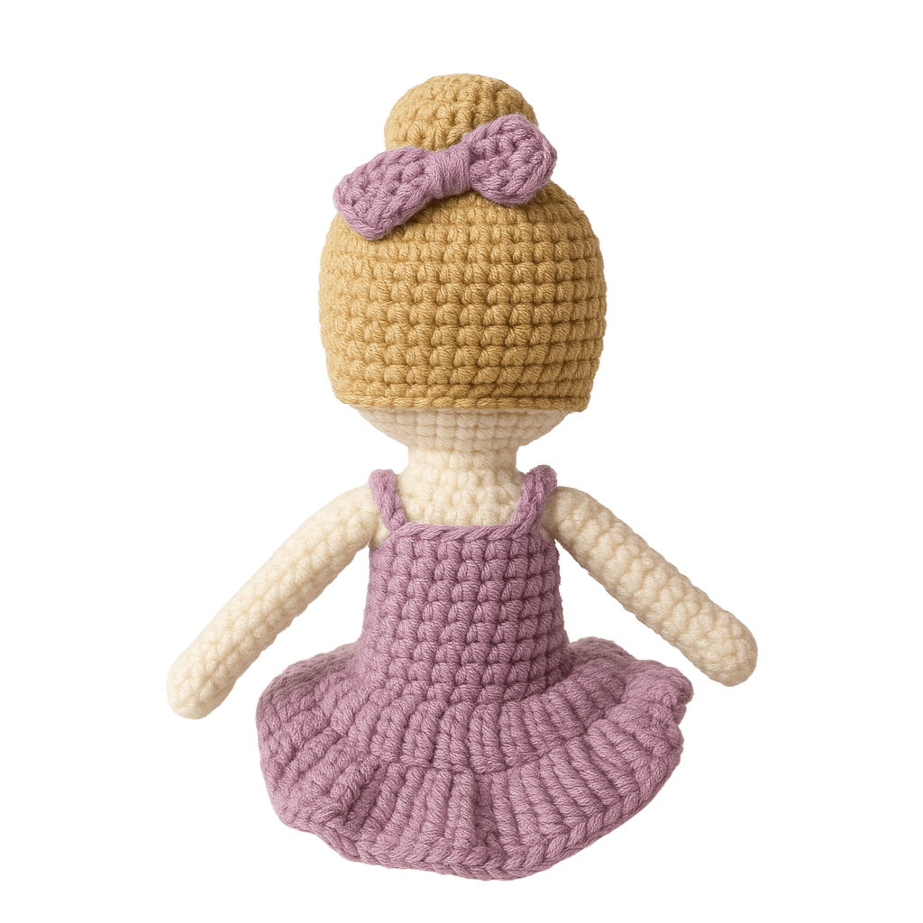 Handmade Crochet Ballerina Doll - Unique Treasures