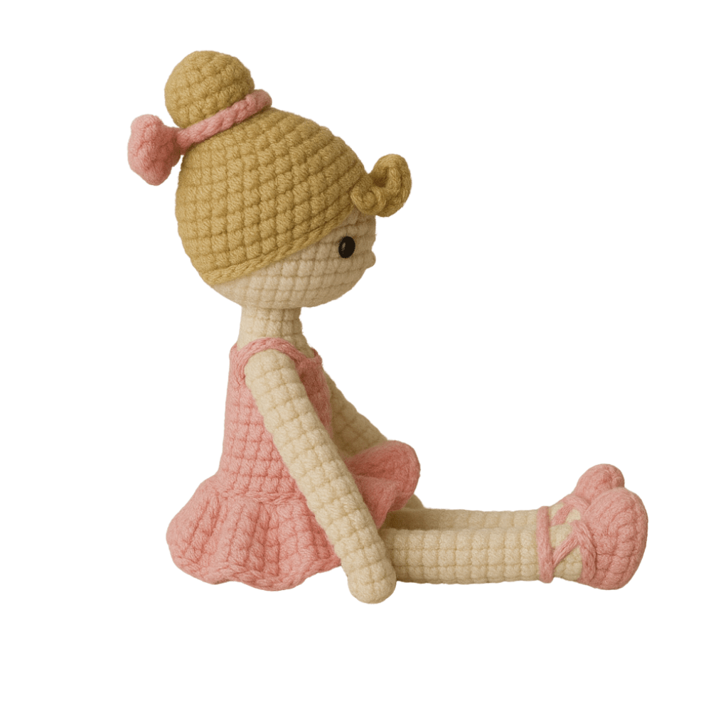 Handmade Crochet Ballerina Doll - Unique Treasures