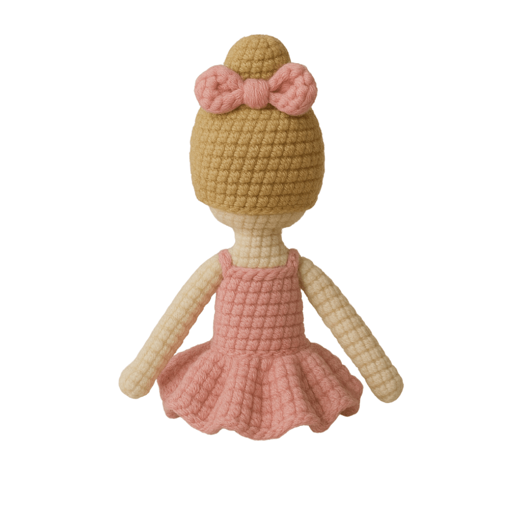 Handmade Crochet Ballerina Doll - Unique Treasures
