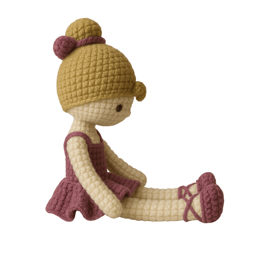 Handmade Crochet Ballerina Doll - Unique Treasures
