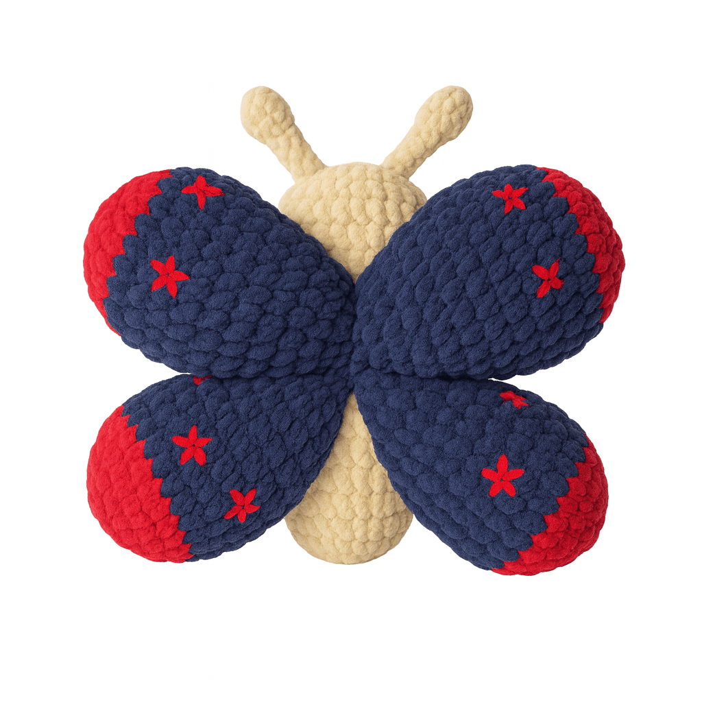 Handmade_Crochet_Butterfly_Back_View