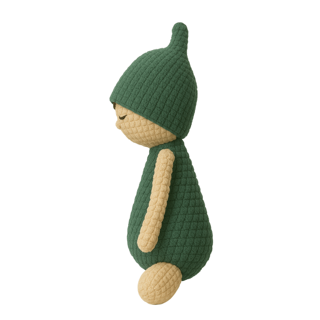 Handmade Crochet Sleepy Doll - Unique Treasures