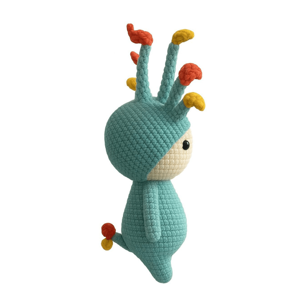 Handmade Crochet Tree Crown Doll - Unique Treasures