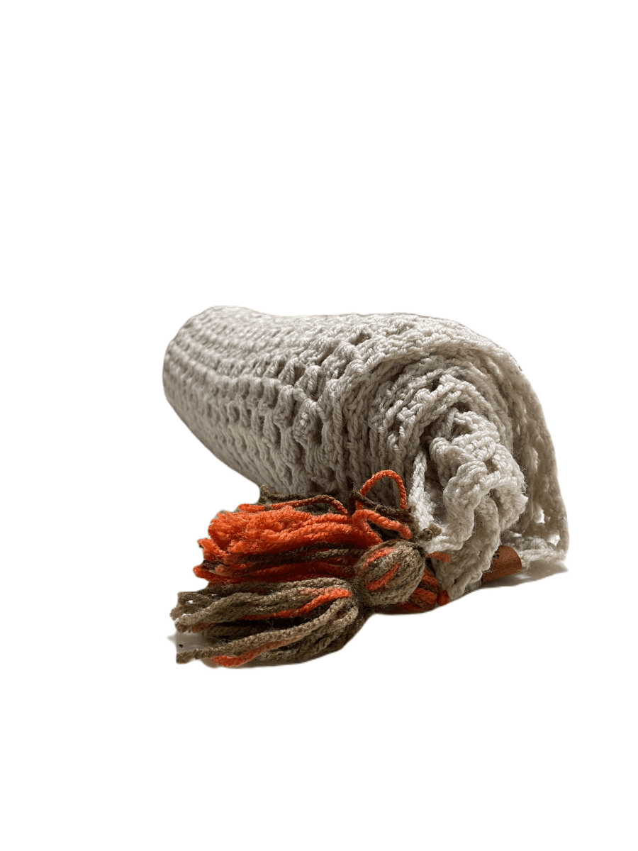 Handmade Honeycomb Tassel Throw - Unique Treasures