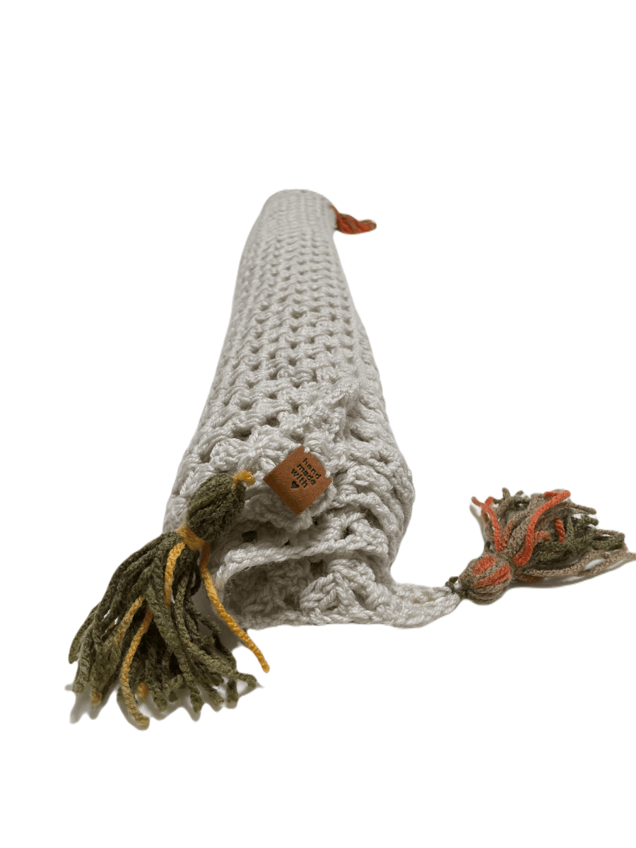Handmade Honeycomb Tassel Throw - Unique Treasures