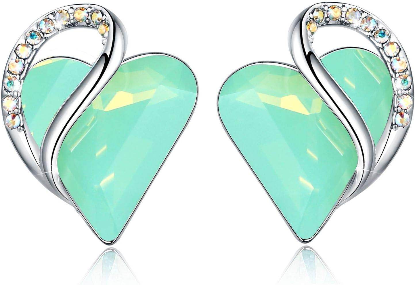 Infinity Love Crystal Heart Earrings - Unique Treasures