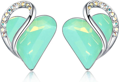 Infinity Love Crystal Heart Earrings - Unique Treasures