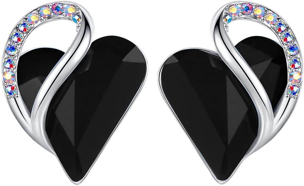 Infinity Love Crystal Heart Earrings - Unique Treasures