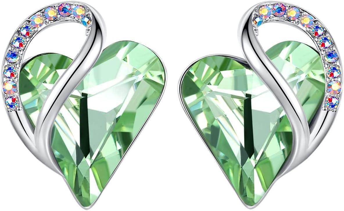Infinity Love Crystal Heart Earrings - Unique Treasures