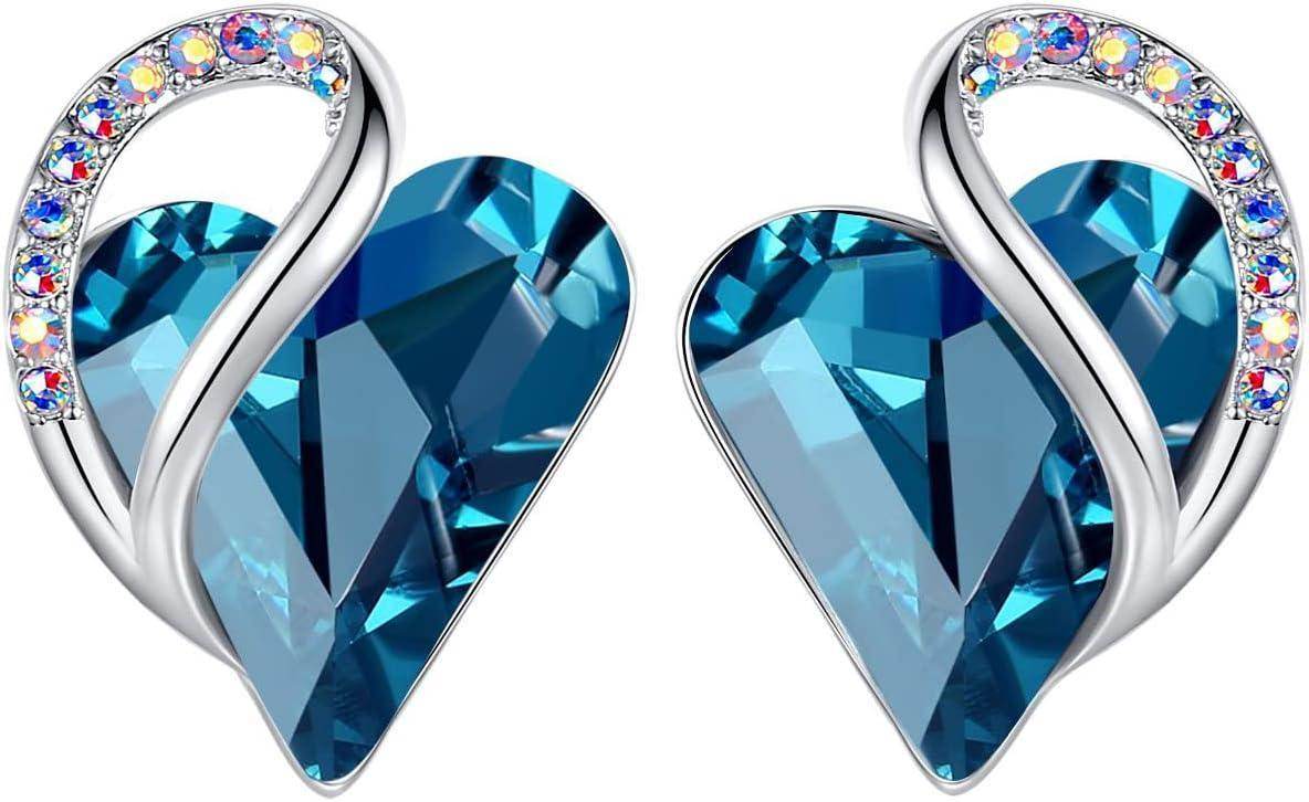 Infinity Love Crystal Heart Earrings - Unique Treasures