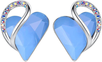 Infinity Love Crystal Heart Earrings - Unique Treasures