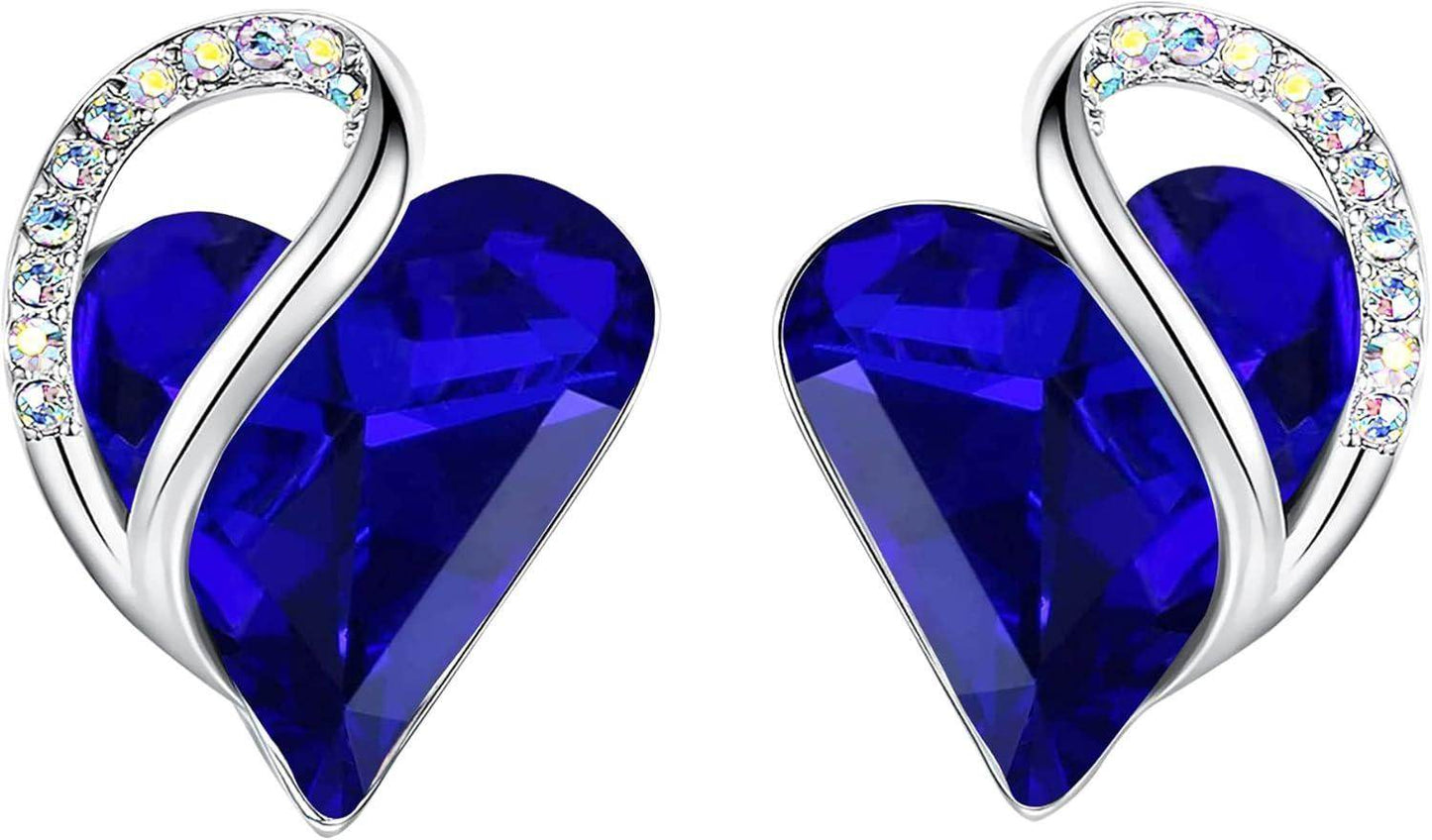 Infinity Love Crystal Heart Earrings - Unique Treasures