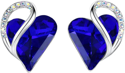Infinity Love Crystal Heart Earrings - Unique Treasures