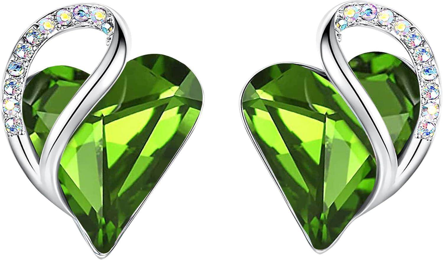 Infinity Love Crystal Heart Earrings - Unique Treasures