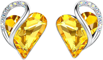 Infinity Love Crystal Heart Earrings - Unique Treasures