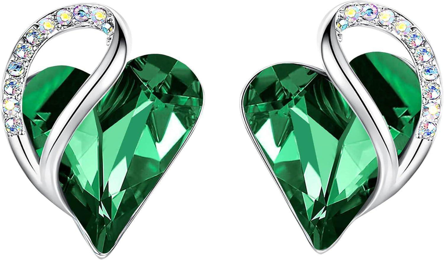 Infinity Love Crystal Heart Earrings - Unique Treasures
