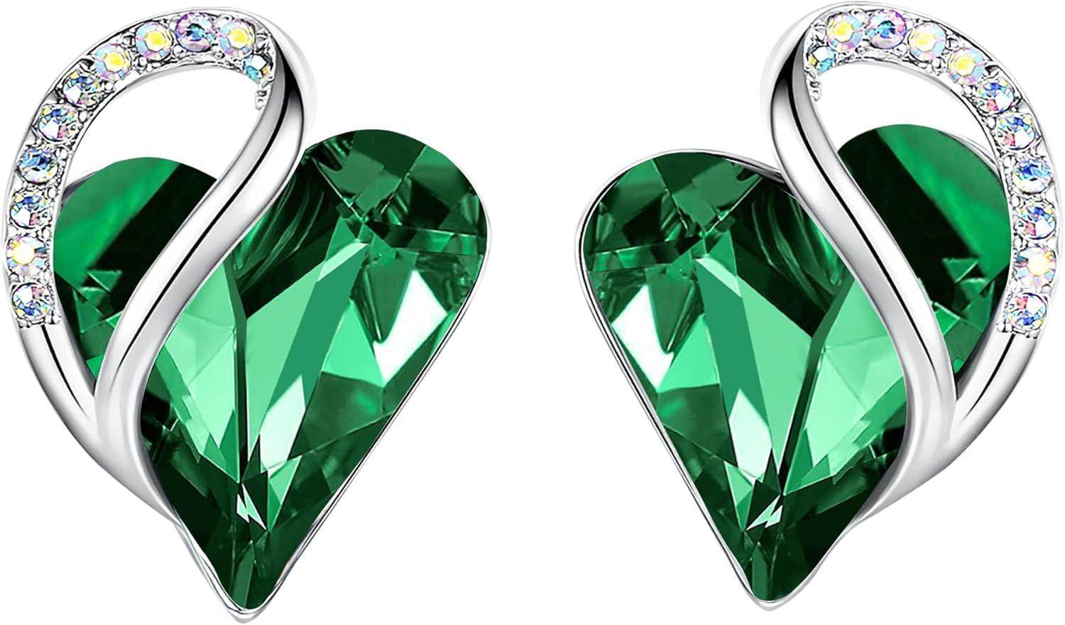 Infinity Love Crystal Heart Earrings - Unique Treasures