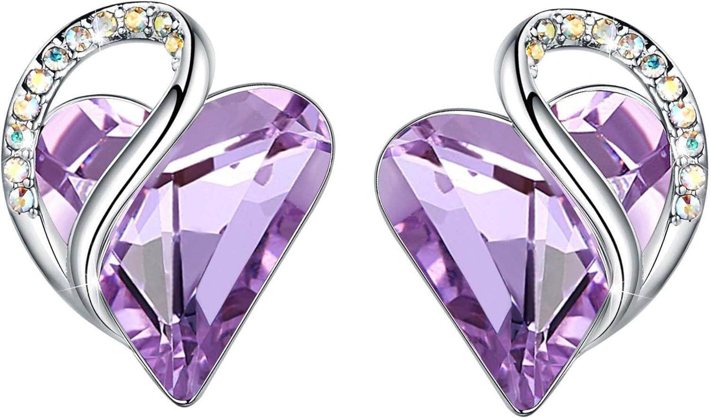 Infinity Love Crystal Heart Earrings - Unique Treasures