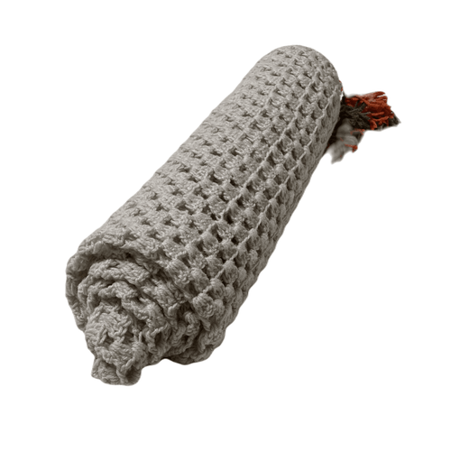 Handmade Honeycomb Tassel Throw - Unique Treasures