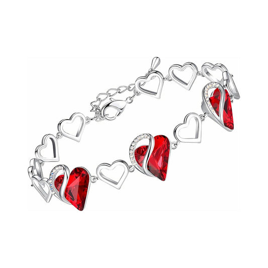 Infinity Heart Link Bracelet - Unique Treasures