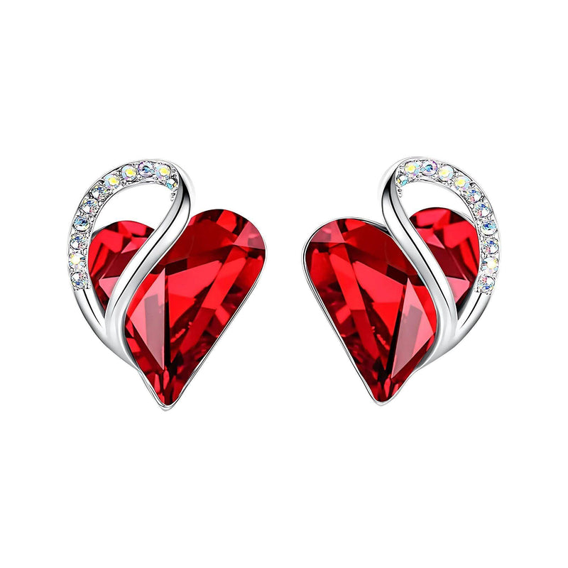Infinity Love Crystal Heart Earrings - Unique Treasures