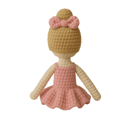 Handmade Crochet Ballerina Doll - Unique Treasures