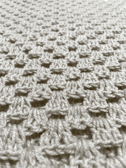 Handmade Honeycomb Tassel Throw - Unique Treasures
