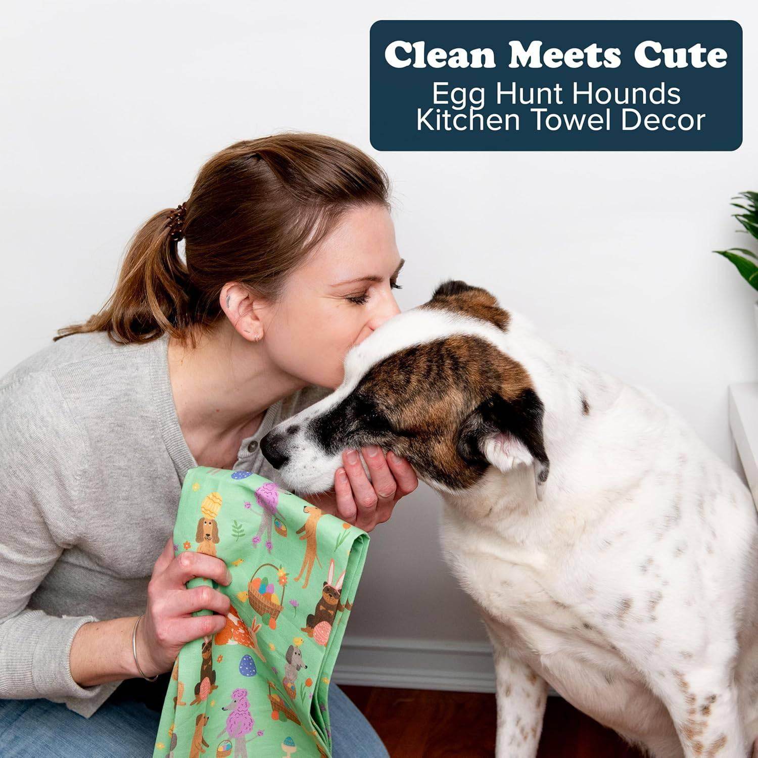 Puppington Pink Pet Kitchen Towels - Unique Treasures