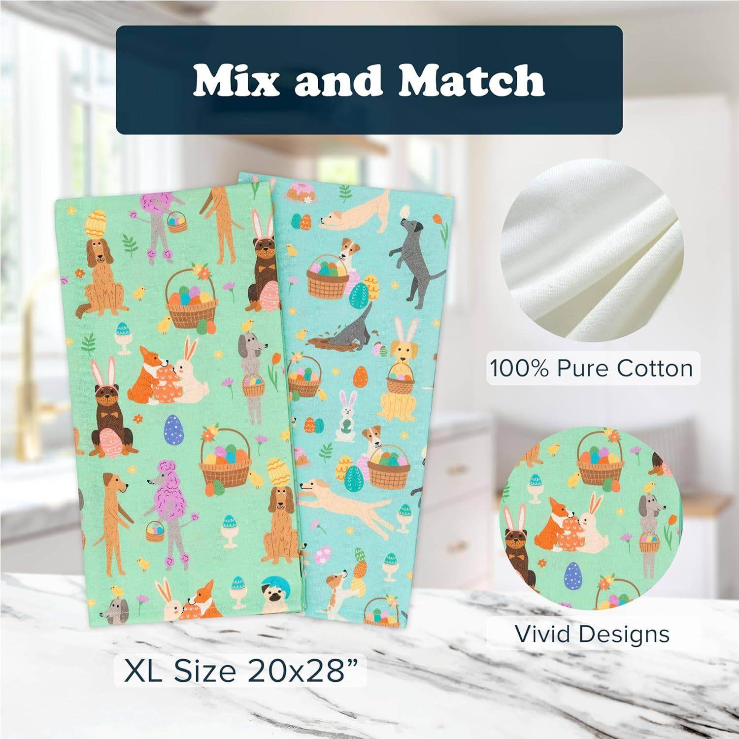 Puppington Pink Pet Kitchen Towels - Unique Treasures