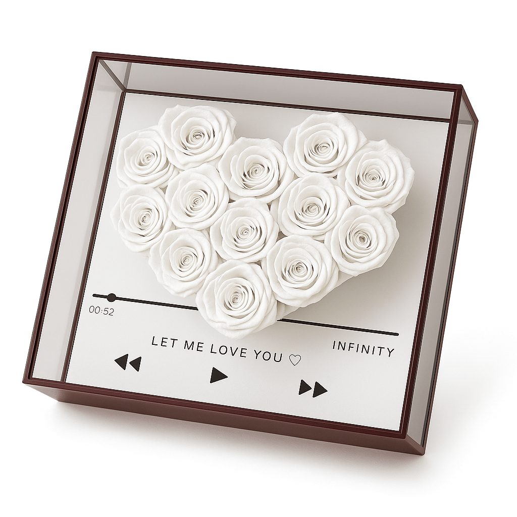 Transparent Acrylic Flower Box
