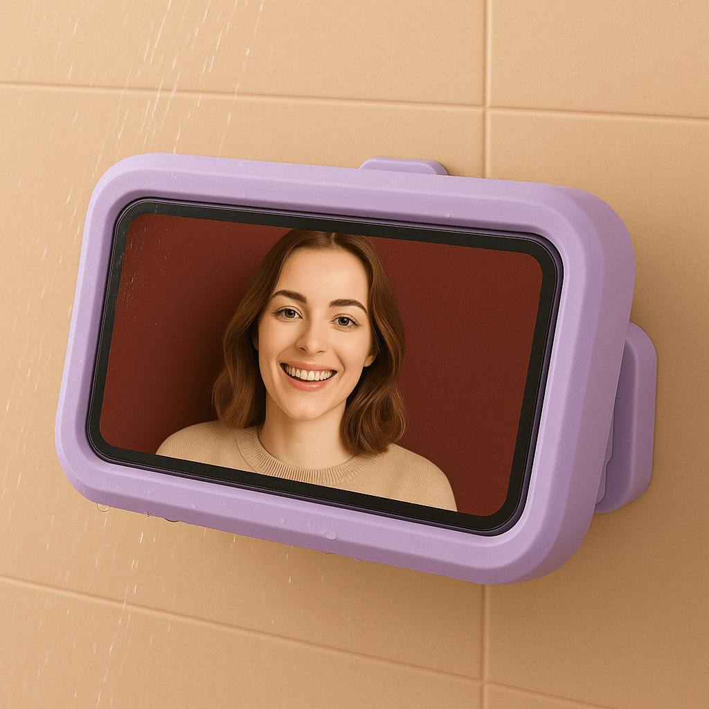 Purple Waterproof Touchscreen Rotatable Phone Holder
