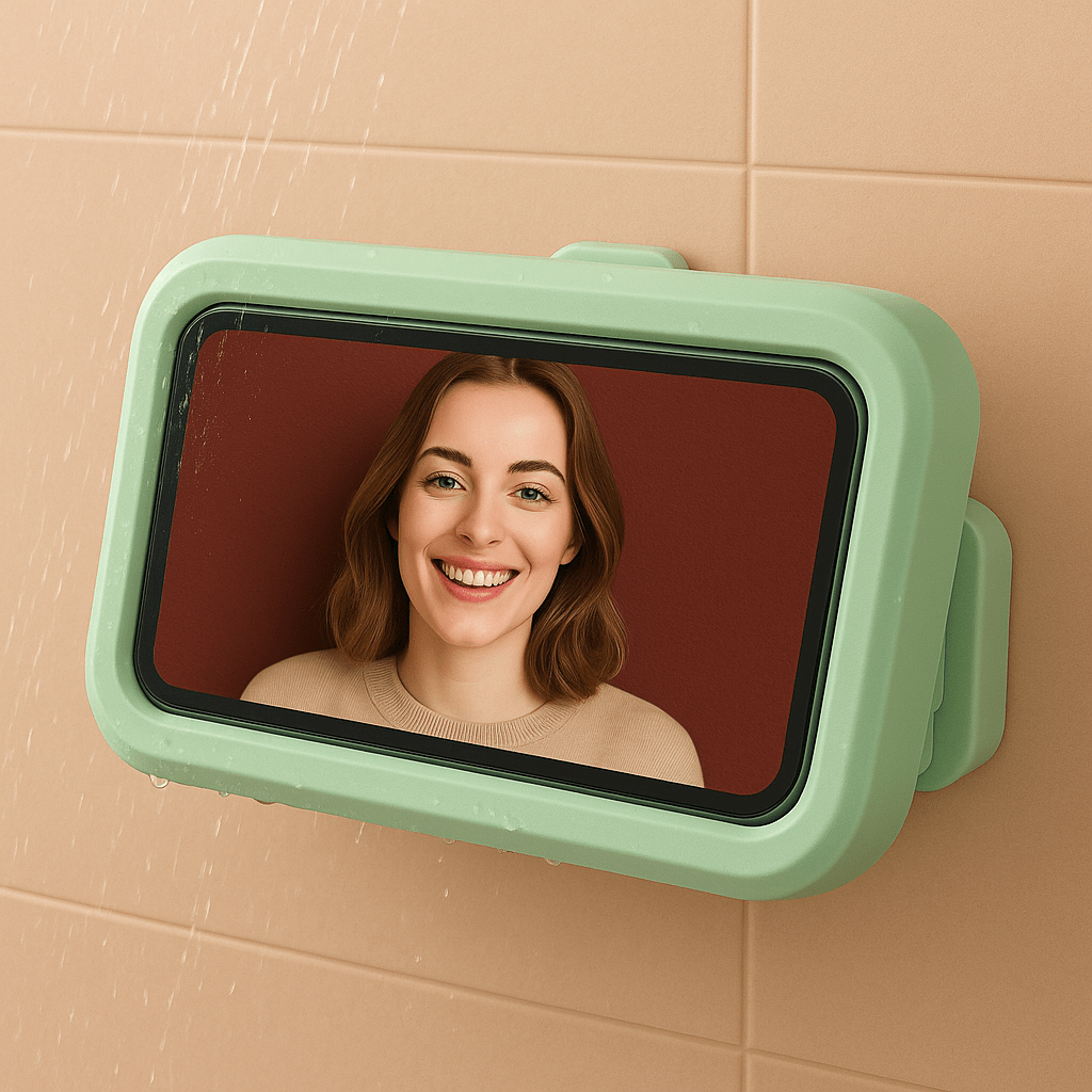 Green Waterproof Touchscreen Rotatable Phone Holder